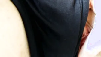 Vulgar Jade Fingering Herself Public