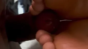 She wanted cum on her dry soles