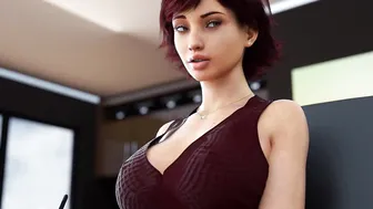My Beauty DARK HAIRED Therapist Tries to Help me With my GIGANTIC problem - Milfy City - (ep #1)