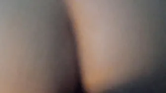 Husband giving backshots making me cream all over his bbc