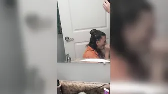 Cougar blows my penis before work