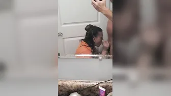 Cougar blows my penis before work