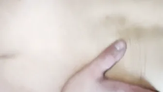 A quickie with a friend testicles unloading before work