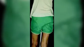 Tight Butt Blonde Beauty Having Fun Into Dark - Gorgeous Fit Booty