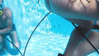 Polina Rucheyok blows and fucks underwater