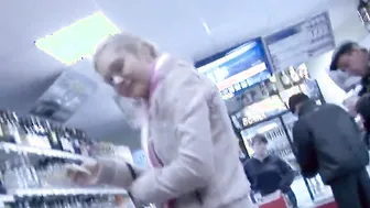 Adorable blonde masturbates before sucking her bf