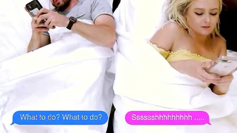 Bratty blonde fucks her lucky step-brother