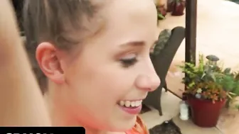 Dad Crush - Sweet Step-Daughter Easing Stepdaddys Tension