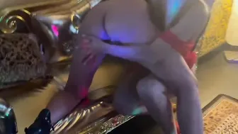 A Hottie fucks another Cutie with an artificial penis a dude jerks off a gigantic cock. cunt with mouth dude women.