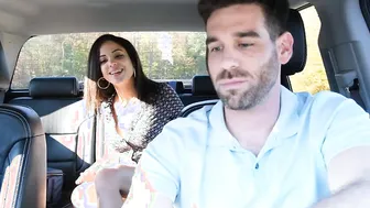 Goddess chick lost inside the woods - Picked up by lusty driver and he makes her pay pt. one