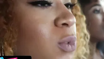 Daughter Swap - Pretty Assed Black Girlfriends Swap And Banged Their Muscular Stepdads On The Couch