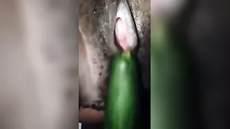 cuccumber help me/horny Ebony whore wants a gigantic enjoys