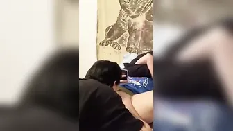 Eating my wifes voluptuous twat