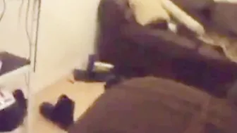 Private Movie of BBW inside Three-Way with Husband and Ebony Man