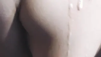College Bae likes to spit on herself  Slow Undressing