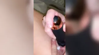 Beauty hot Serena creaming twat and squirting with toy