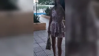 I try my new sex toy inside a park