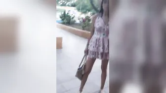 I try my new sex toy inside a park