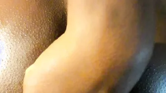 Can you cum in my gigantic ebony butt? - Jizzed - pov - Ella B