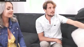 Red Haired Rough Fucking and Deep Bj