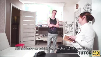 TUTOR4K. Preceptor is bonked by young man instead of teaching