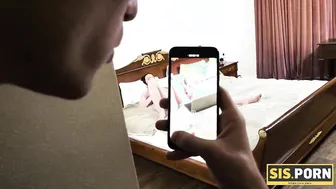 SIS. PORN. cunt with mouth has no experience but must handle with