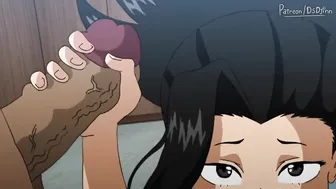 Momo and Ochaco Rough Bukkakke Training Session