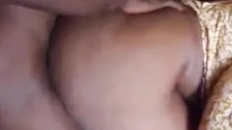 Hardcore Fucking my Huge Butt BBW Lover from Behind and cumming into her Cutie Bald Snatch