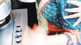 Fiance Anally Pounded into Kitchen While She is Busy Cooking