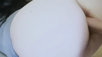 he cum inside my tight booty POV analsex