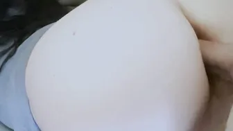 He cum inside my tight booty POV analsex