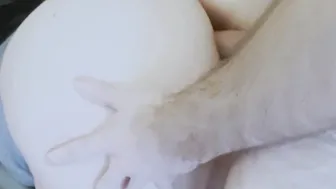 he cum inside my tight booty POV analsex