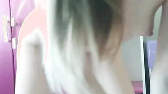 Adorable blonde 19 yo solo anal play