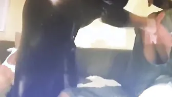 Rough fisting session with beauty fem dom gf