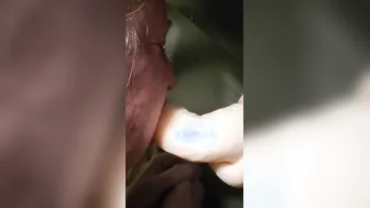 Wifey sucking off toy while gets fuck