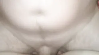 UP CLOSE Quick Snatch banged and cum on open hole Soak Snatch getting Jizzed - He came so fast point of view