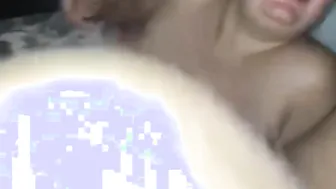 Wife deep throat facefuck and facial.