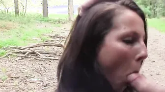 Hitchhiker plows a happy whore anally into the back of