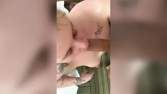 Hispanic bimbo getting facefucked by bcc