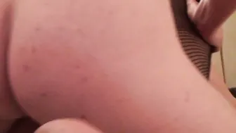 Chubby Beauty getting banged and facialized into three-way