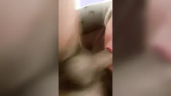 BANGED MY FACE Blonde pawg loves gagging on big black cock Deeply and Gag Sloppy bbcs