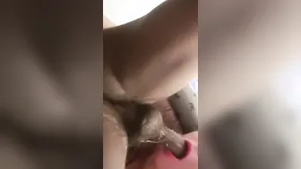 BANGED MY FACE Blonde pawg loves gagging on big black cock Deeply and Gag Sloppy bbcs