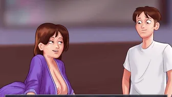 SUMMERTIME SAGA #77 • The milf is rides his cock hungrily