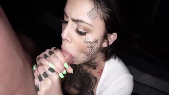 Super Genevieve Sinn loves sucking off penis and it shows