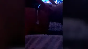 Blonde Shows off her Titties and Fucks well.