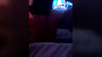 Blonde Shows off her Titties and Fucks well.