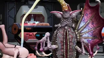 Big Tit Doctor fuck by Lovecraftian Monster