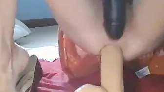 Having Fun with Vibrators to Multiple Squirting Convulsing Orgasms