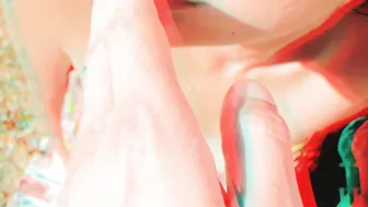 Amazing women Eats Cum from her Titted