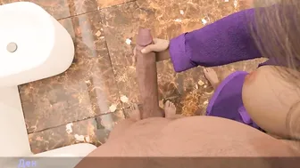 mom Jerks Off Big Dick For Bf And Makes Him Cum Many Times